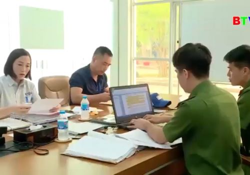 Công an PCCC tỉnh Bắc Ninh kiểm tra định kỳ công ty TNHH Enshu Sanko Việt Nam